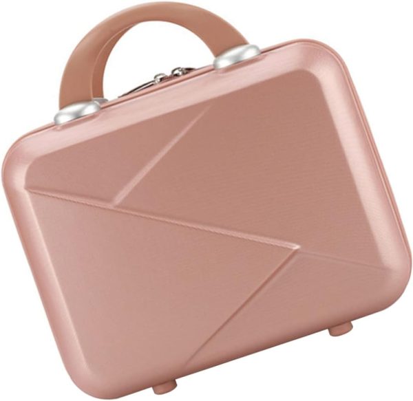 Cosmetic Storage Bag 14-inch Portable Makeup Suitcase for Women Easy to Clean And