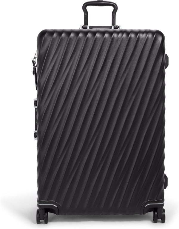 19 Degree Frame Extended Trip 4 Wheel Packing Case - Lightweight Suitcase - Hard Shell Luggage - 30.0" X 20.5" X 11.0" - Black Texture